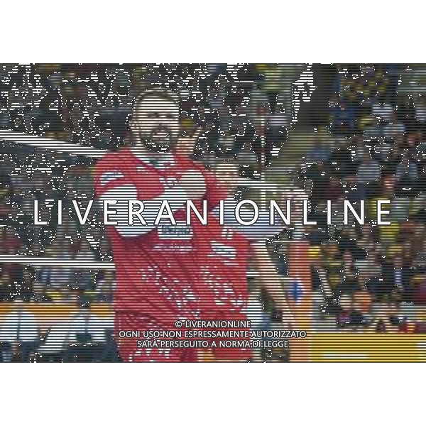 2018.12.02 Czestochowa Siatkowka FIVB Klubowe Mistrzostwa Swiata w Pilce Siatkowej Mezczyzn Polska 2018 Final Cucine Lube Civitanova - Trentino Volley N/z radosc emocje Uros Kovacevic Foto Lukasz Sobala / Press Focus 2018.12.02 Czestochowa Volleyball Mens Club World Championship Poland 2018 Final Cucine Lube Civitanova - Trentino Volley radosc emocje Uros Kovacevic Credit: Lukasz Sobala / Press Focus / NEWSPIX.PL --- Newspix.pl AG ALDO LIVERANI SAS