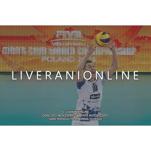 02.12.2018, Czestochowa, siatkowka, klubowe mistrzostwa swiata, final, Cucine Lube Civitanova - Trentino Volley N/z Jenia Grebennikov (Trentino), fot. Tomasz Jastrzebowski / Foto Olimpik ----- 02.12.2018, Czestochowa, FIVB Men´s Club World Championship, final, Cucine Lube Civitanova - Trentino Volley N/z Jenia Grebennikov (Trentino), fot. Tomasz Jastrzebowski / Foto Olimpik / NEWSPIX.PL --- Newspix.pl AG ALDO LIVERANI SAS