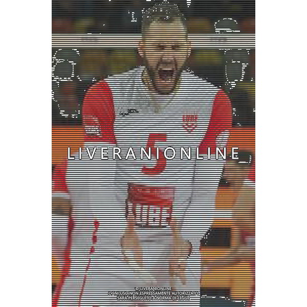02.12.2018, Czestochowa, siatkowka, klubowe mistrzostwa swiata, final, Cucine Lube Civitanova - Trentino Volley N/z Osmany Juantorena (Volley Lube), fot. Tomasz Jastrzebowski / Foto Olimpik ----- 02.12.2018, Czestochowa, FIVB Men´s Club World Championship, final, Cucine Lube Civitanova - Trentino Volley N/z Osmany Juantorena (Volley Lube), fot. Tomasz Jastrzebowski / Foto Olimpik / NEWSPIX.PL --- Newspix.pl AG ALDO LIVERANI SAS