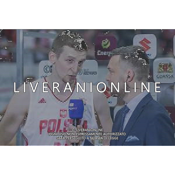 Gdansk, 02.12.2018 Koszykowka Mecz Eliminacje MS 2019. Polska - Wlochy NZ Waczynski Adam wywiad interview , Fot. Grzegorz Jedrzejewski / 058sport.pl / NEWSPIX.PL --- Newspix.pl AG ALDO LIVERANI SAS
