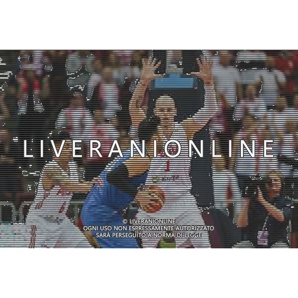 02.12.2018. GDANSK, ERGO ARENA, KOSZYKOWKA MEZCZYZN (BASKETBALL) KWALIFIKACJE MISTRZOSTW SWIATA FIBA BASKETBALL WORLD CUP FIBA 2019 (FIBA WORLD CUP 2019 QUALIFIERS) MECZ POLSKA - WLOCHY (GAME POLAND - ITALY) NZ MACIEJ LAMPE, ARIEL FILLOY FOTO TADEUSZ SKWIOT / CYFRASPORT / NEWSPIX.PL --- Newspix.pl AG ALDO LIVERANI SAS