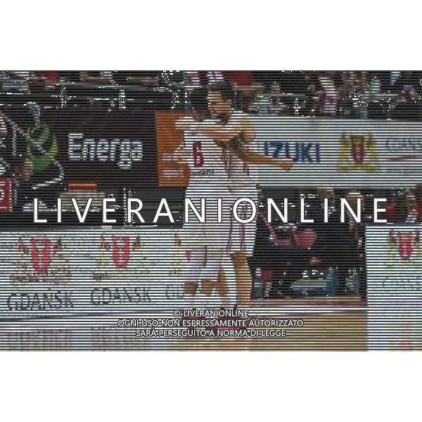 02.12.2018. GDANSK, ERGO ARENA, KOSZYKOWKA MEZCZYZN (BASKETBALL) KWALIFIKACJE MISTRZOSTW SWIATA FIBA BASKETBALL WORLD CUP FIBA 2019 (FIBA WORLD CUP 2019 QUALIFIERS) MECZ POLSKA - WLOCHY (GAME POLAND - ITALY) NZ A.J. SLAUGHTER, MATEUSZ PONITKA, RADOSC FOTO TADEUSZ SKWIOT / CYFRASPORT / NEWSPIX.PL --- Newspix.pl AG ALDO LIVERANI SAS