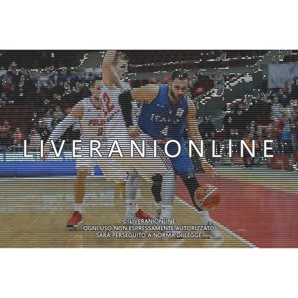 02.12.2018. GDANSK, ERGO ARENA, KOSZYKOWKA MEZCZYZN (BASKETBALL) KWALIFIKACJE MISTRZOSTW SWIATA FIBA BASKETBALL WORLD CUP FIBA 2019 (FIBA WORLD CUP 2019 QUALIFIERS) MECZ POLSKA - WLOCHY (GAME POLAND - ITALY) NZ ADAM WACZYNSKI, PIETRO ARADORI FOTO TADEUSZ SKWIOT / CYFRASPORT / NEWSPIX.PL --- Newspix.pl AG ALDO LIVERANI SAS