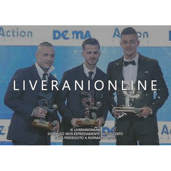 Gran Gala\' del Calcio AIC 2018 Milano - 03.12.2018 Nella Foto:radja nainngolan miralem pjanic e sergej milinkovic-savic migliori centrocampisti /Ph.Vitez-Ag. Aldo Liverani