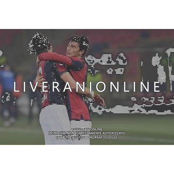 Bologna - Crotone Quarto Turno Coppa Italia Tim Cup 04.12.2018 nella foto esultanza dopo il gol di Riccardo Orsolini ©Optimafoto / AGENZIA ALDO LIVERANI SAS