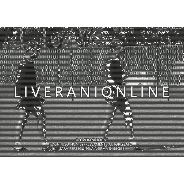 1975 ALLENAMENTO INTER NELLA FOTO LIDO VIERI E IVANO BORDON AG ALDO LIVERANI SAS
