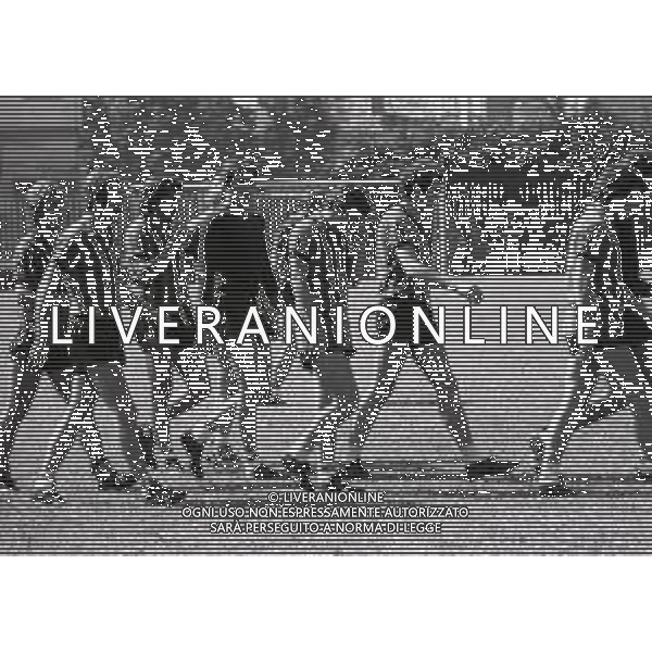 1975 ALLENAMENTO INTER NELLA FOTO ALLENAMENTO INTER AG ALDO LIVERANI SAS