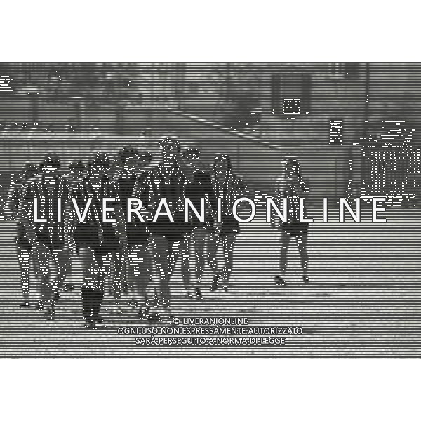 1975 ALLENAMENTO INTER NELLA FOTO ALLENAMENTO INTER AG ALDO LIVERANI SAS