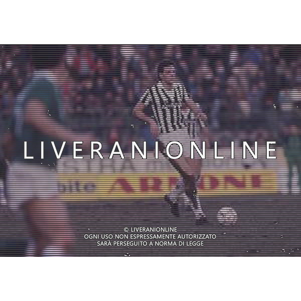 RETROSPETTIVA SERGIO BRIO CALCIATORE NELLA FOTO SERGIO BRIO CON LA MAGLIA DELLA JUVENTUS AG ALDO LIVERANI SAS