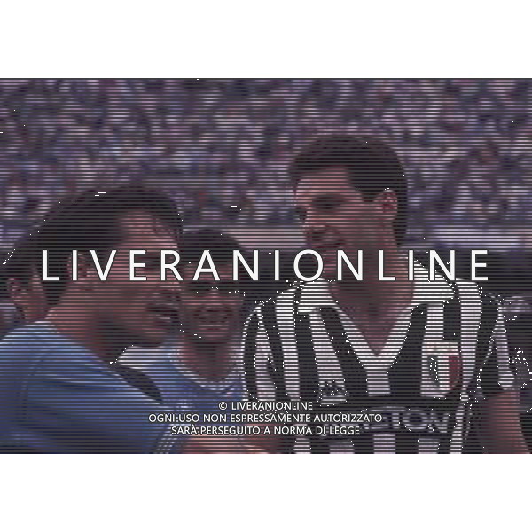 RETROSPETTIVA SERGIO BRIO CALCIATORE NELLA FOTO SERGIO BRIO CON DANIEL BERTONI IN JUVENTUS NAPOLI AG ALDO LIVERANI SAS