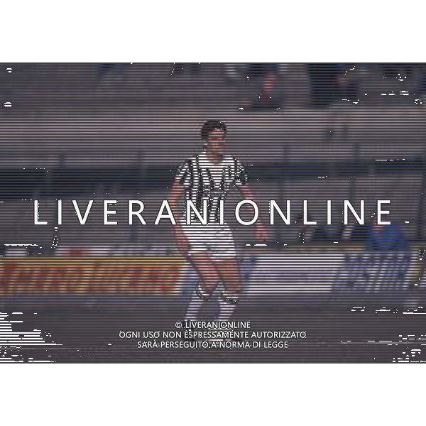 RETROSPETTIVA SERGIO BRIO CALCIATORE NELLA FOTO SERGIO BRIO CON LA MAGLIA DELLA JUVENTUS AG ALDO LIVERANI SAS