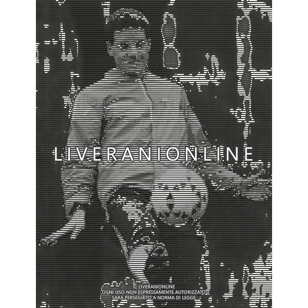 RETROSPETTIVA SERGIO BRIO CALCIATORE NELLA FOTO SERGIO BRIO CON LA MAGLIA DELLA JUVENTUS AG ALDO LIVERANI SAS