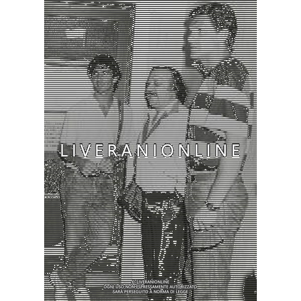 RETROSPETTIVA SERGIO BRIO CALCIATORE NELLA FOTO SERGIO BRIO CON PAOLO ROSSI E GIANNI MINA\' AG ALDO LIVERANI SAS