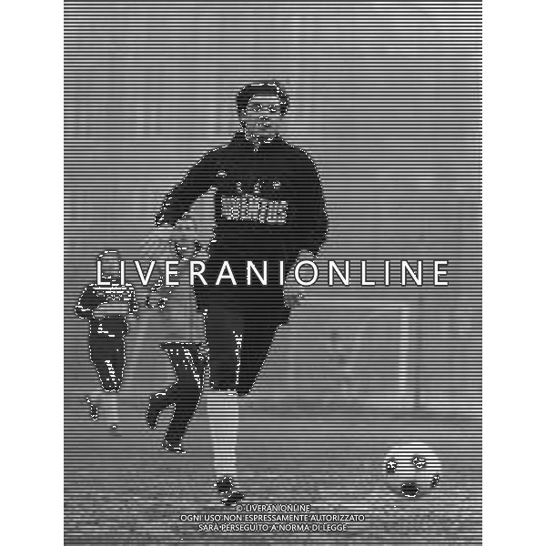 RETROSPETTIVA SERGIO BRIO CALCIATORE NELLA FOTO SERGIO BRIO CON LA MAGLIA DELLA JUVENTUS AG ALDO LIVERANI SAS