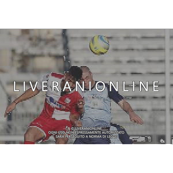 Rimini - Albinoleffe Campionato di calcio serie C girone B 08/12/2018 nella foto: Agnello Francesco (Albinoleffe) Volpe Michele (Rimini fc) ©Claudio Zamagni/Agenzia Aldo Liverani