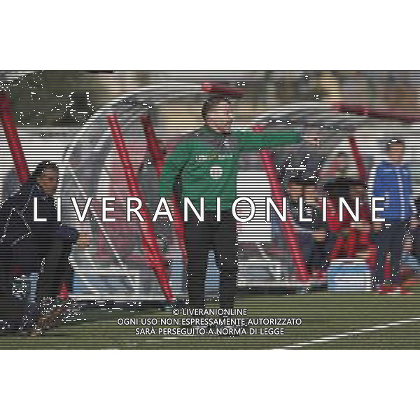 Rimini - Albinoleffe Campionato di calcio serie C girone B 08/12/2018 nella foto: Allenatore Marcolini Michele (Albinoleffe) ©Claudio Zamagni/Agenzia Aldo Liverani