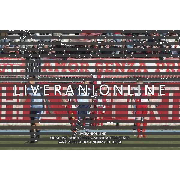 Rimini - Albinoleffe Campionato di calcio serie C girone B 08/12/2018 nella foto: esultanza rimini ©Claudio Zamagni/Agenzia Aldo Liverani