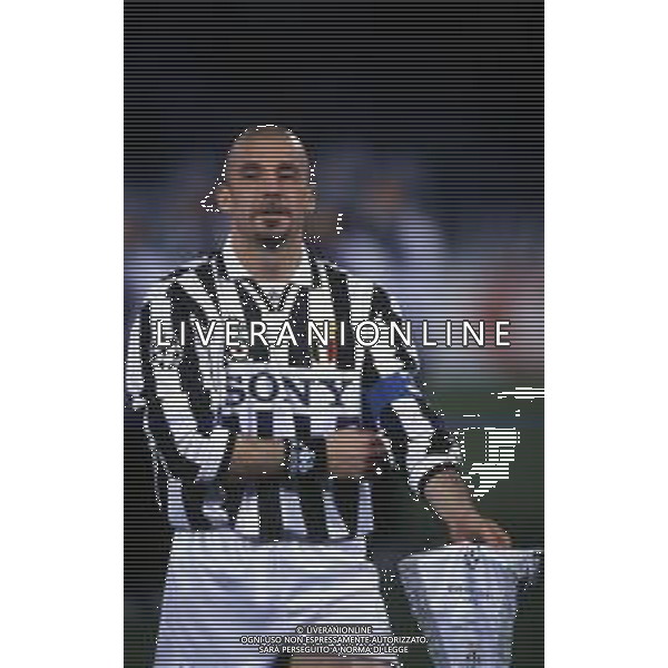 GIANLUCA VIALLI , calciatore italiano - RETROSPETTIVA nella foto con la maglia della Juventus coppa campioni Juventus - Nantes 03.04.1996 ©ARCHIVIO / AGENZIA ALDO LIVERANI SAS