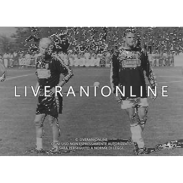 GIANLUCA VIALLI , calciatore italiano - RETROSPETTIVA nella foto con la maglia della Juventus Campionato 1993/1994 con l\'allenatore Giovanni Trapattoni ©ARCHIVIO / AGENZIA ALDO LIVERANI SAS