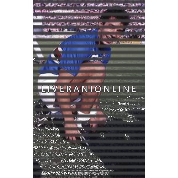 GIANLUCA VIALLI , calciatore italiano - RETROSPETTIVA nella foto con la maglia della Sampdoria 1988/1989 ©ARCHIVIO / AGENZIA ALDO LIVERANI SAS