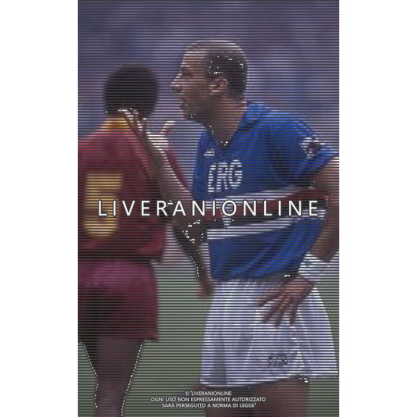GIANLUCA VIALLI , calciatore italiano - RETROSPETTIVA nella foto con la maglia della Sampdoria 09.06.1991 Finale Coppa Italia Sampdoria - Roma ©ARCHIVIO / AGENZIA ALDO LIVERANI SAS