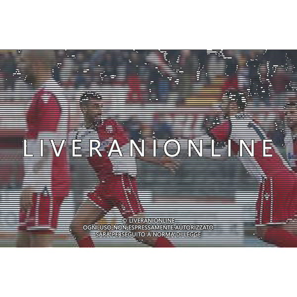 Rimini - Albinoleffe Campionato di calcio serie C girone B 08/12/2018 nella foto: esultanza dopo il gol di Ferrani Manuel ©Claudio Zamagni/Agenzia Aldo Liverani / AGENZIA ALDO LIVERANI SAS