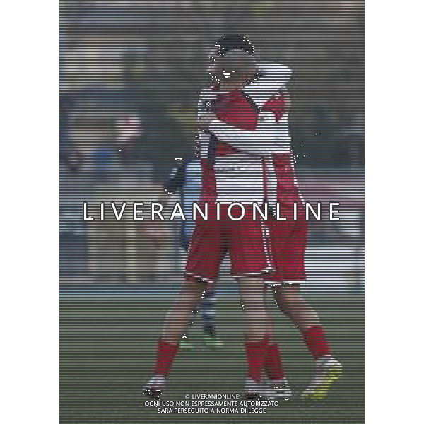 Rimini - Albinoleffe Campionato di calcio serie C girone B 08/12/2018 nella foto: esultanza rimini ©Claudio Zamagni/Agenzia Aldo Liverani / AGENZIA ALDO LIVERANI SAS