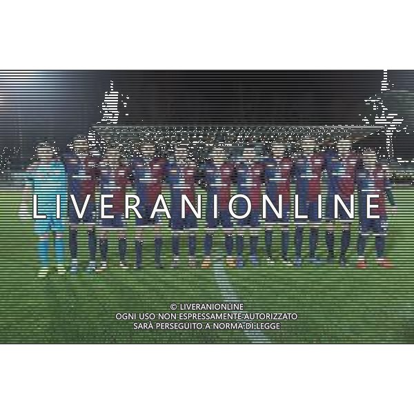 IMOLA 8 DICEMBRE 2018 IMOLESE VIRTUS VERONA NELLA FOTO LA FORMAZIONE DELLA SQUADRA IMOLESE SERIE C ©SANNA/ AGENZIA ALDO LIVERANI SAS