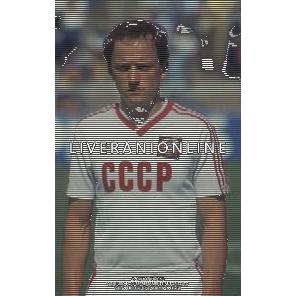 RETROSPETTIVA IGOR BELANOV CALCIATORE NELLA FOTO IGOR BELANOV CON LA MAGLIA DELLA NAZIONALE DELLA RUSSIA AG ALDO LIVERANI SAS
