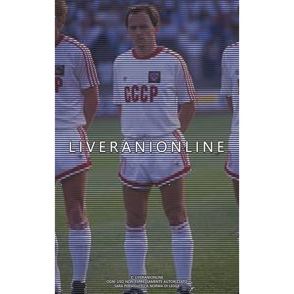 RETROSPETTIVA IGOR BELANOV CALCIATORE NELLA FOTO IGOR BELANOV CON LA MAGLIA DELLA NAZIONALE DELLA RUSSIA AG ALDO LIVERANI SAS