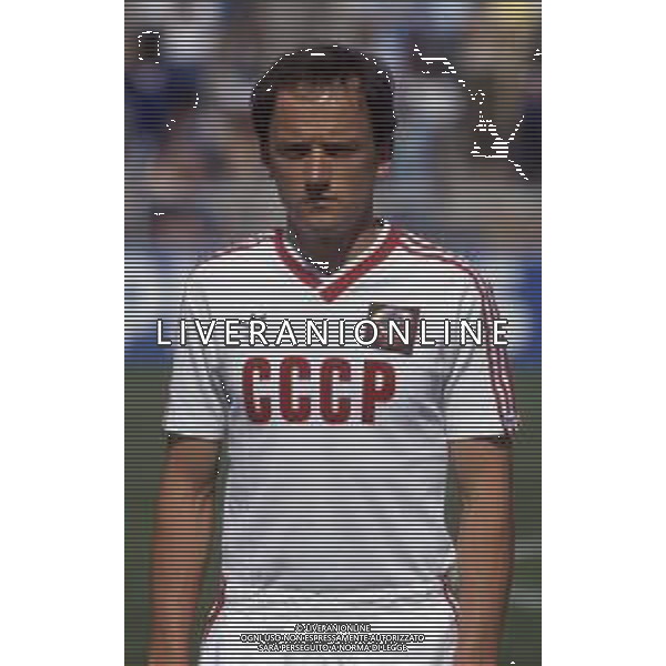 RETROSPETTIVA IGOR BELANOV CALCIATORE NELLA FOTO IGOR BELANOV CON LA MAGLIA DELLA NAZIONALE DELLA RUSSIA AG ALDO LIVERANI SAS