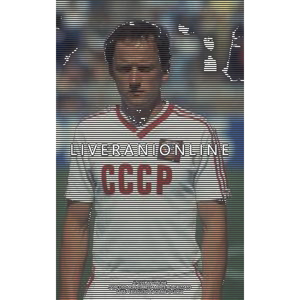 RETROSPETTIVA IGOR BELANOV CALCIATORE NELLA FOTO IGOR BELANOV CON LA MAGLIA DELLA NAZIONALE DELLA RUSSIA AG ALDO LIVERANI SAS