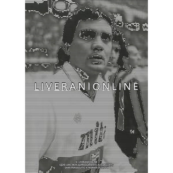 RETROSPETTIVA BRANCO CALCIATORE NELLA FOTO BRANCO CON LA MAGLIA DEL GENOA AG ALDO LIVERANI SAS