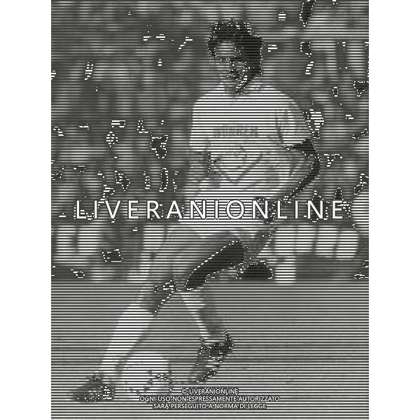 RETROSPETTIVA BRANCO CALCIATORE NELLA FOTO BRANCO CON LA MAGLIA DEL BRESCIA AG ALDO LIVERANI SAS