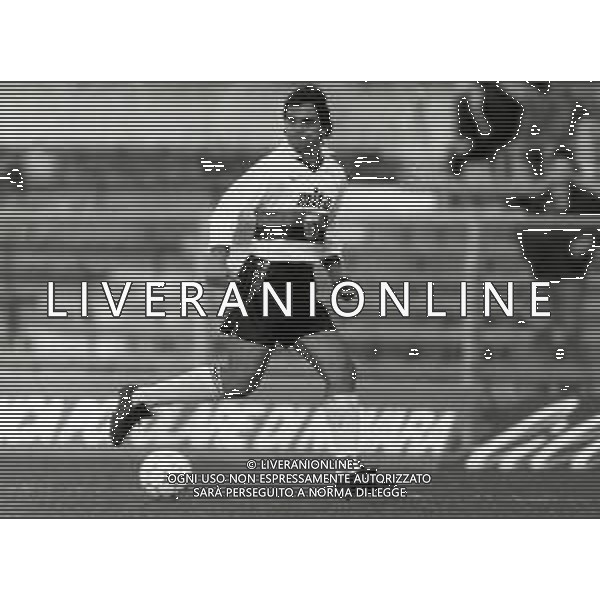 RETROSPETTIVA BRANCO CALCIATORE NELLA FOTO BRANCO CON LA MAGLIA DEL GENOA AG ALDO LIVERANI SAS