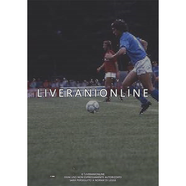RETROSPETTIVA BRANCO CALCIATORE NELLA FOTO BRANCO CON LA MAGLIA DEL BRESCIA AG ALDO LIVERANI SAS