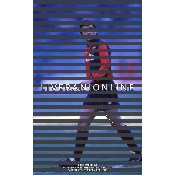 RETROSPETTIVA BRANCO CALCIATORE NELLA FOTO BRANCO CON LA MAGLIA DEL GENOA AG ALDO LIVERANI SAS