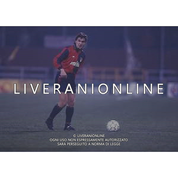 RETROSPETTIVA BRANCO CALCIATORE NELLA FOTO BRANCO CON LA MAGLIA DEL GENOA AG ALDO LIVERANI SAS