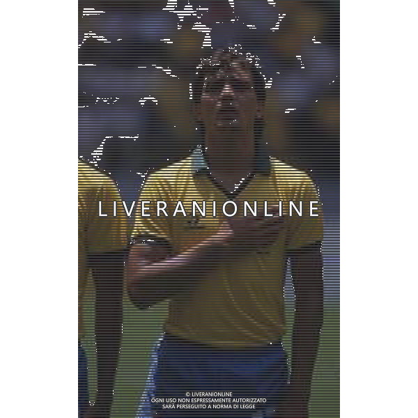 RETROSPETTIVA BRANCO CALCIATORE NELLA FOTO BRANCO CON LA MAGLIA DELLA NAZIONALE DEL BRASILE AG ALDO LIVERANI SAS