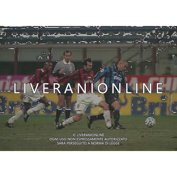 21-01-1998 MILANO-COPPA ITALIA INTER MILAN 1-0 NELLA FOTO DEJAN SAVICEVIC E RONALDO AG ALDO LIVERANI SAS