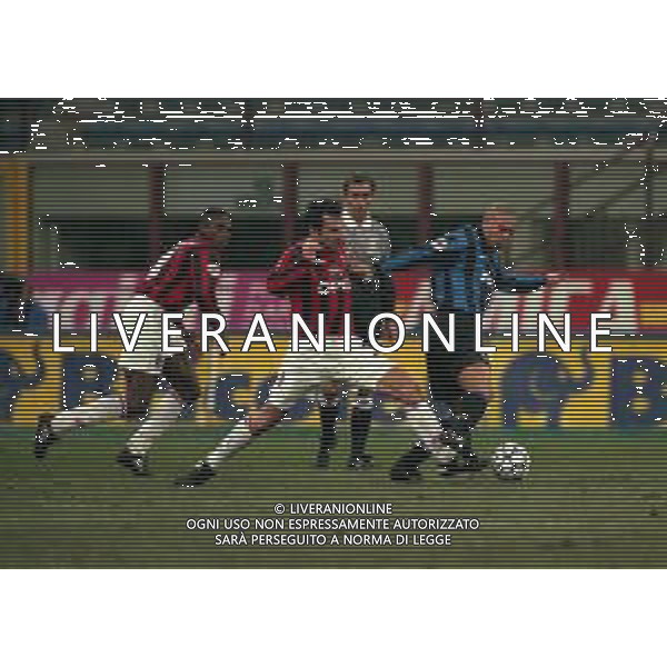 21-01-1998 MILANO-COPPA ITALIA INTER MILAN 1-0 NELLA FOTO DEJAN SAVICEVIC E RONALDO AG ALDO LIVERANI SAS