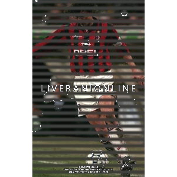 21-01-1998 MILANO-COPPA ITALIA INTER MILAN 1-0 NELLA FOTO PAOLO MALDINI AG ALDO LIVERANI SAS