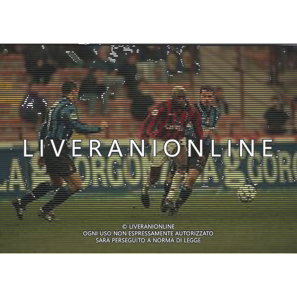 21-01-1998 MILANO-COPPA ITALIA INTER MILAN 1-0 NELLA FOTO IBRAHIM BA AG ALDO LIVERANI SAS