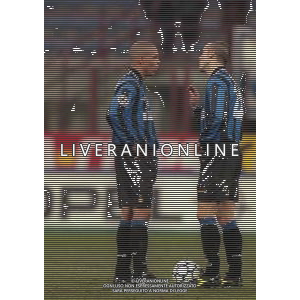21-01-1998 MILANO-COPPA ITALIA INTER MILAN 1-0 NELLA FOTO RONALDO E MARCO BRANCA AG ALDO LIVERANI SAS