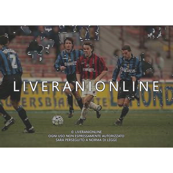 21-01-1998 MILANO-COPPA ITALIA INTER MILAN 1-0 NELLA FOTO ROBERTO DONADONI E ZE ELIAS AG ALDO LIVERANI SAS