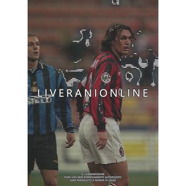 21-01-1998 MILANO-COPPA ITALIA INTER MILAN 1-0 NELLA FOTO PAOLO MALDINI AG ALDO LIVERANI SAS