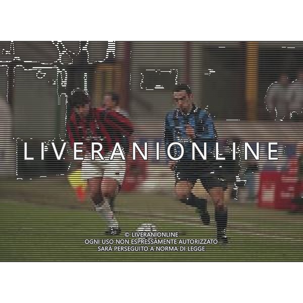 21-01-1998 MILANO-COPPA ITALIA INTER MILAN 1-0 NELLA FOTO YOURI DJORKAEFF E DEMETRIO ALBERTINI AG ALDO LIVERANI SAS