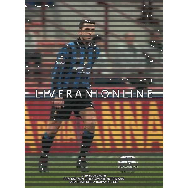 21-01-1998 MILANO-COPPA ITALIA INTER MILAN 1-0 NELLA FOTO ZE ELIAS AG ALDO LIVERANI SAS