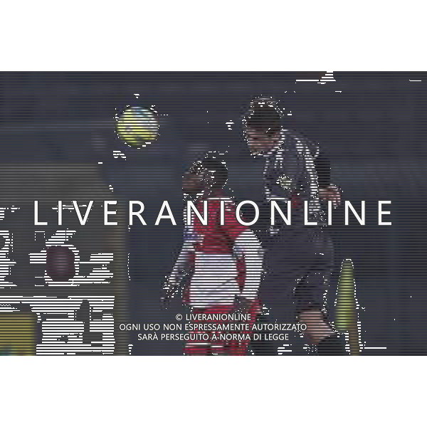 Rimini - Monza Campionato di calcio serie C girone B 11/12/2018 nella foto: Guiebre Abdoul Razack (Rimini fc) e Adorni Lorenzo (Monza 1912) ©Claudio Zamagni/Agenzia Aldo Liverani / AGENZIA ALDO LIVERANI SAS