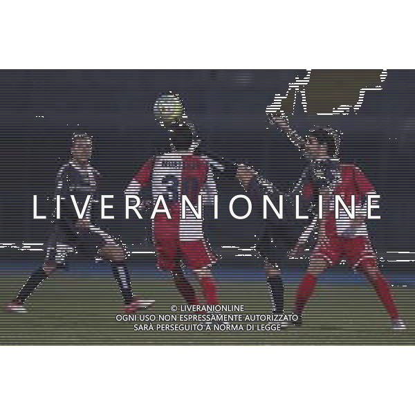 Rimini - Monza Campionato di calcio serie C girone B 11/12/2018 nella foto: Ceccarelli Tommaso (Monza 1912) Montanari Andrea (Rimini fc) ©Claudio Zamagni/Agenzia Aldo Liverani